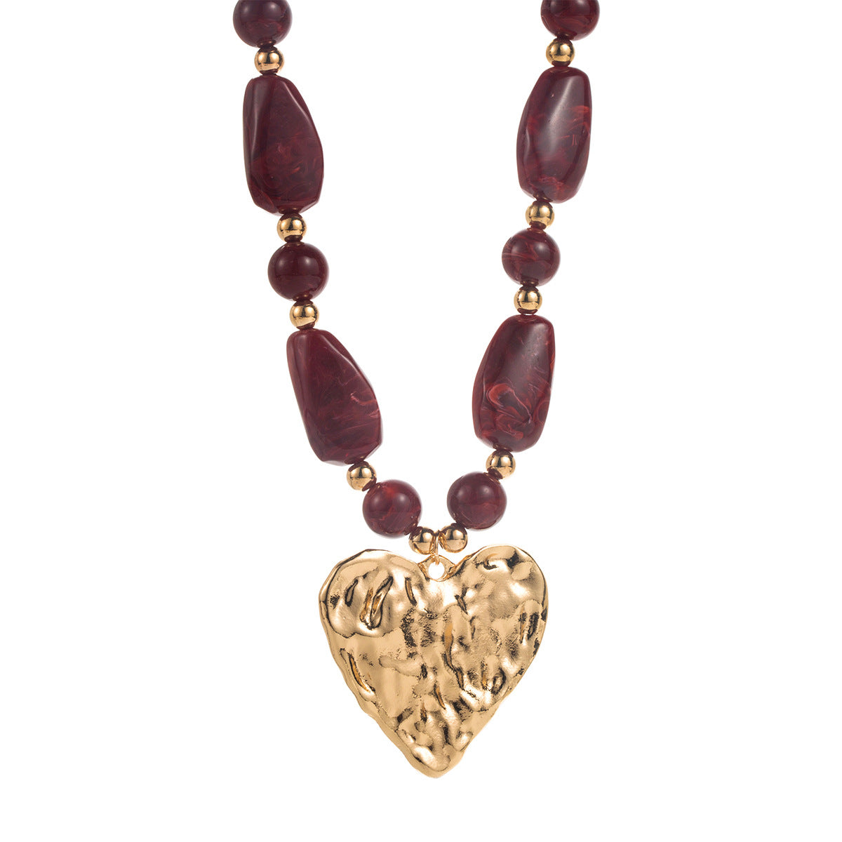 Wholesale Personalized irregular beaded clavicle necklace